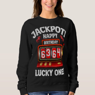 Jackpot Lycklig 64:e födelsedag Firantplats Morsa T Shirt