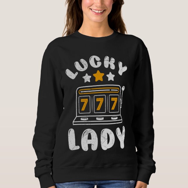 JACKPOT QUEEN Slot Maskin Casino Spelare Women T Shirt (Framsida)