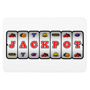 Jackpotenarmad banditmagnet (tända), magnet