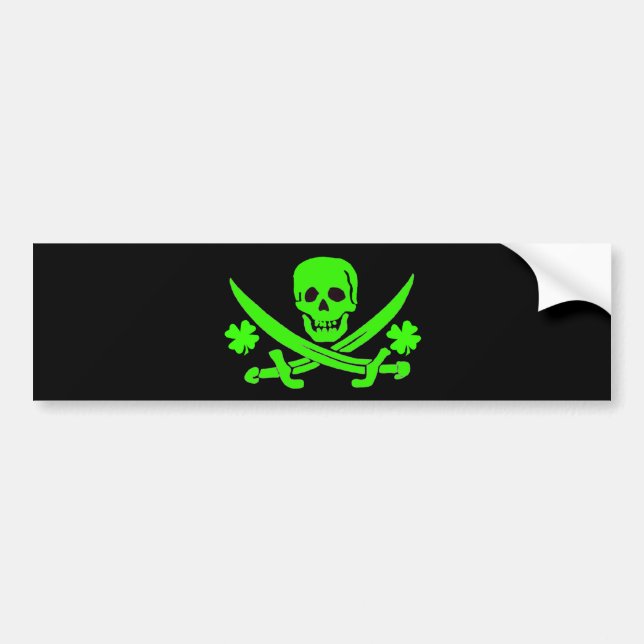 JackRackham-Shamrock Bildekal (Framsidan)