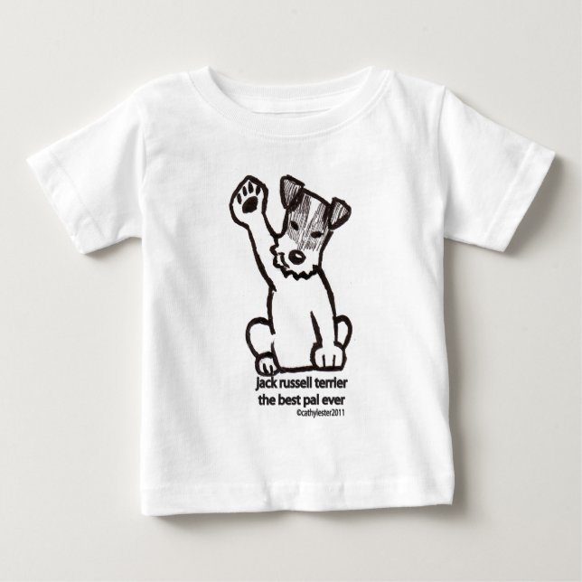 JackRussell bäst Pal T-shirt (Framsida)