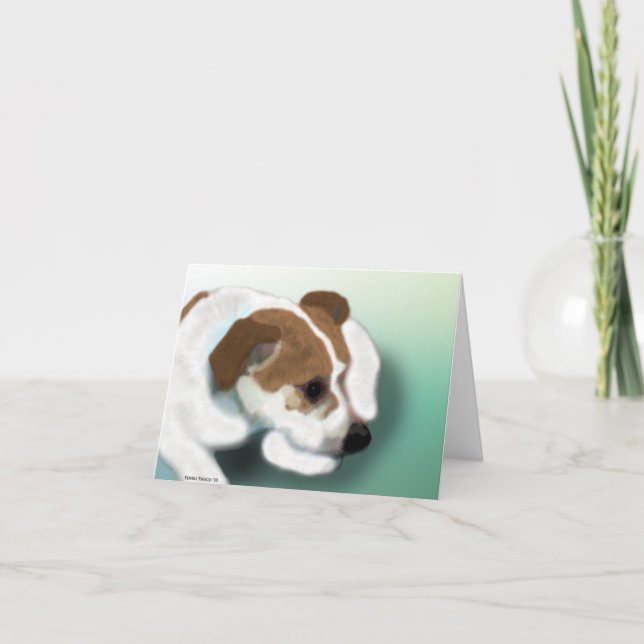 JackRussell blandning Kort (Framsida)