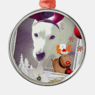 JackRussell julafton Julgransprydnad Metall