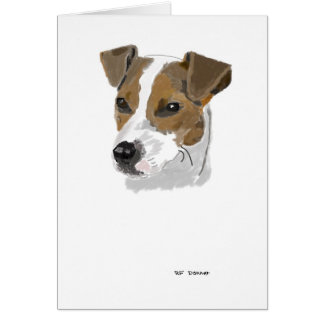 JackRussell Terrier Hälsningskort