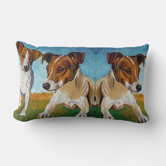 JackRussell Terrier Lumbarkudde (Framsida)