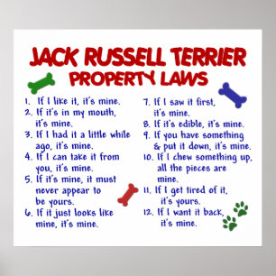 JACKRUSSELL TERRIER PL2 POSTER