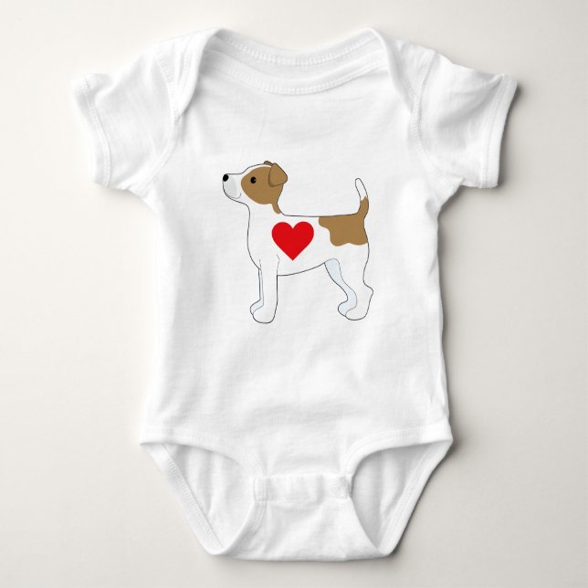 JackRussell Terrier Tee Shirt (Framsida)
