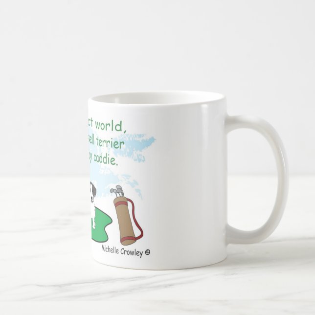 JackRussellBlk Kaffemugg (Höger)