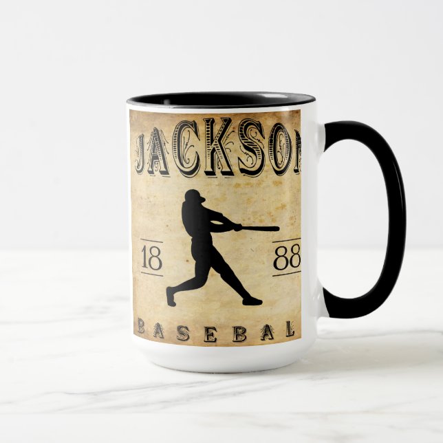 Jackson 1888 Michigan Basebal Mugg (Höger)