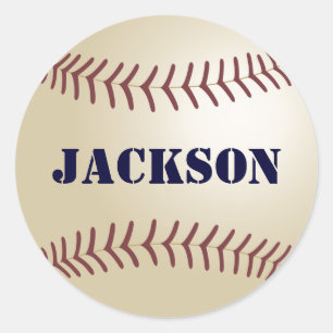 Jackson Baseball Sticker / Seal Runt Klistermärke