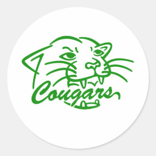 Jackson Central Merry Cougars Runt Klistermärke