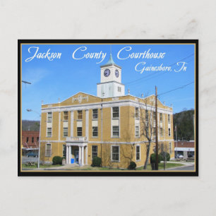 Jackson County Domstol - Gainesboro, TN Vykort