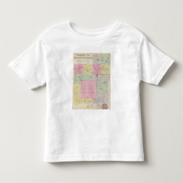 Jackson County Kansas T Shirt (Framsida)