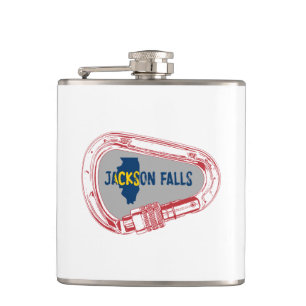 Jackson Falls Illinois Klippklättring Carabiner Fickplunta