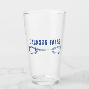 Jackson Falls Illinois Klippklättring Quickdraw Glaskopp
