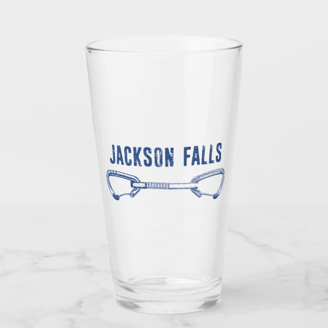 Jackson Falls Illinois Klippklättring Quickdraw Glaskopp (Framsida)