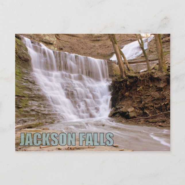 Jackson Falls, Natchez Trace Parkway, vykort (Framsida)