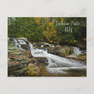 Jackson Falls, NH-vykort Vykort