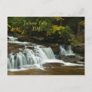 Jackson Falls, NH-vykort Vykort