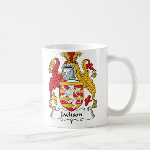 Jackson familjvapensköld kaffemugg