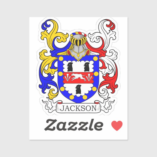 Jackson Family Crest Klistermärken (Ark)