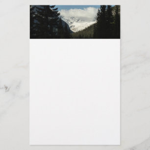 Jackson Glacier Överblick i Glacier National Park Brevpapper