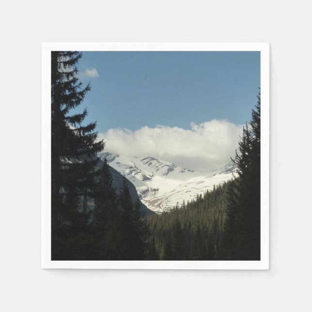 Jackson Glacier Overlook på Glacier National Park Pappersservett (Framsidan)