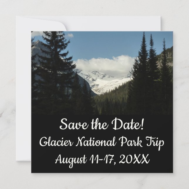 Jackson Glacier-utsiktspunkt vid Glacier National  (Framsida)