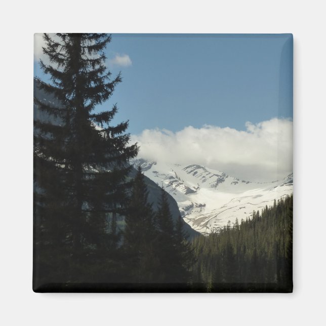 Jackson Glacier-utsiktspunkt vid Glacier National  Magnet (Framsidan)