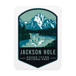 Jackson Hål Grand Teton nationalpark Magnet