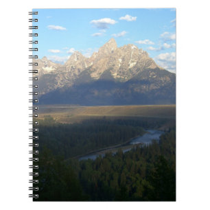 Jackson Hål Mountains (nationalparken Grand Teton) Anteckningsbok Med Spiral
