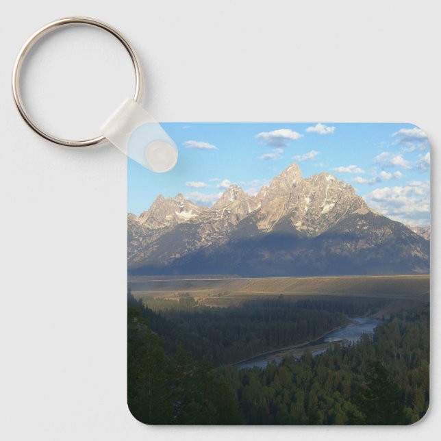 Jackson Hål Mountains (nationalparken Grand Teton) Nyckelring (Framsida)