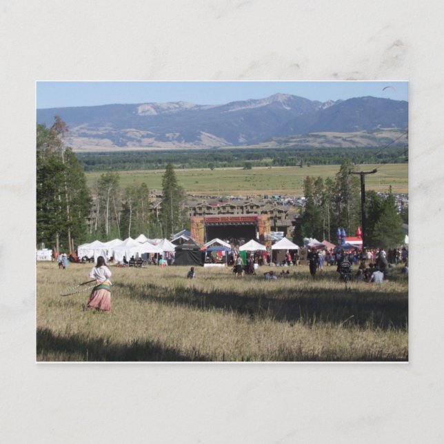 Jackson Hål Music Festival 2009 Postcard Vykort (Framsida)