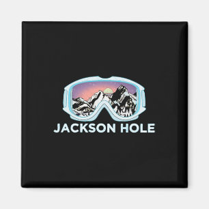 Jackson Hål Ski Design Jackson Hål Magnet
