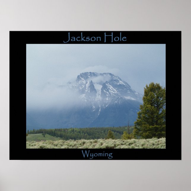 Jackson Hål, Wy Poster (Framsidan)