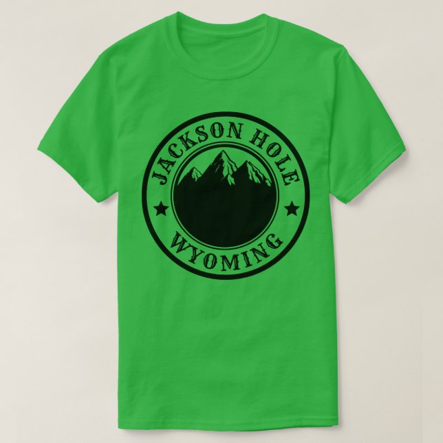 Jackson Hål Wyoming 10 T Shirt (Design framsida)