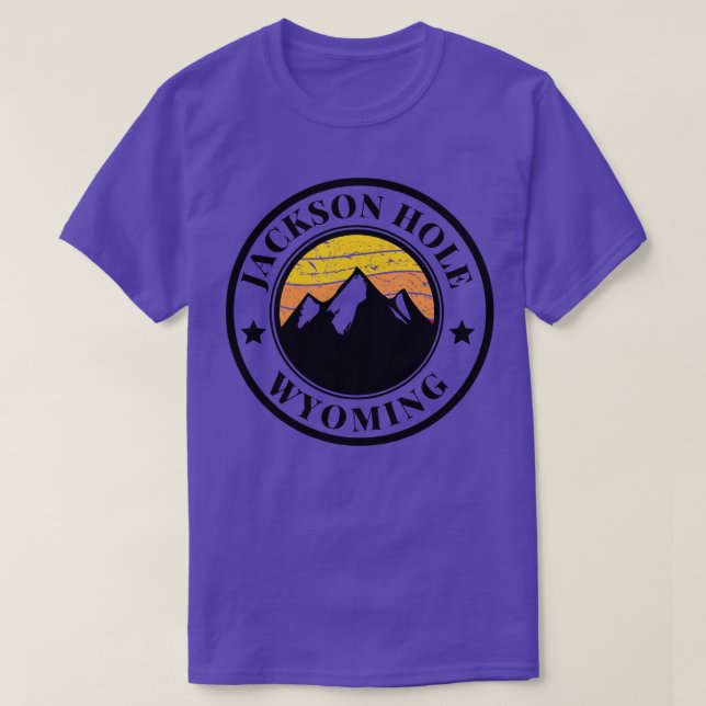Jackson Hål Wyoming 16 T Shirt (Design framsida)