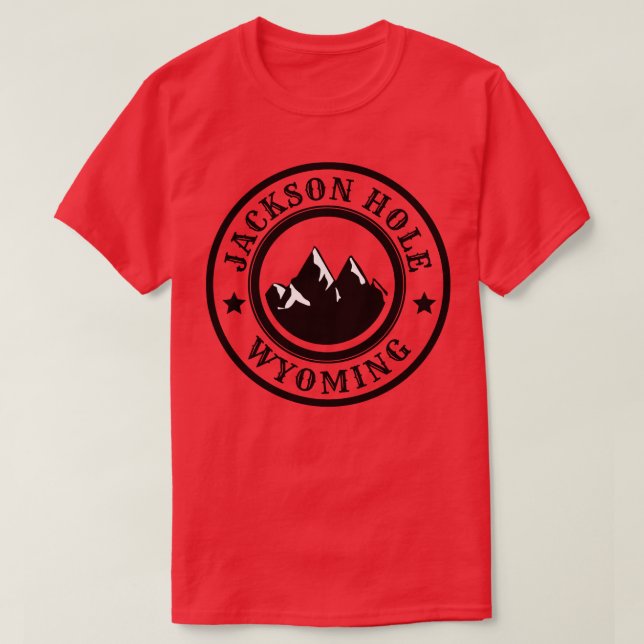 Jackson Hål Wyoming 1 T Shirt (Design framsida)