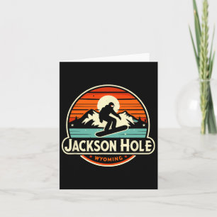 Jackson Hål Wyoming Snowboarding Kort