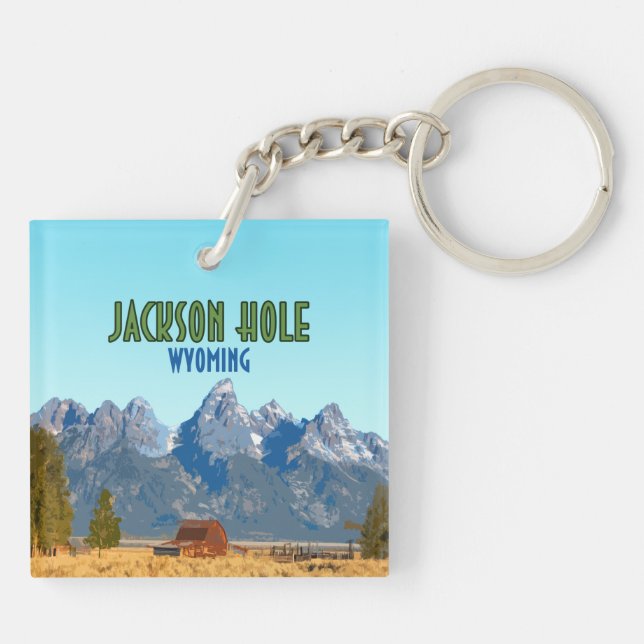 Jackson Hål Wyoming Vintage (Baksidan)