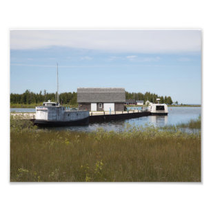 Jackson Harbour Commercial FishBoats Fototryck