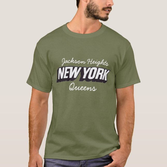 Jackson Heights drottningar T-shirt (Framsida)
