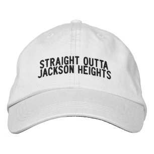 Jackson Heights New York Hatt Broderad Keps