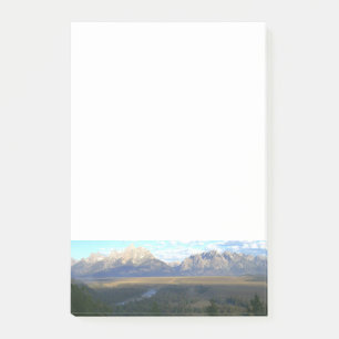 Jackson Hole-bergen (Grand Teton National Park) Post-it Block