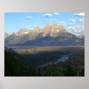 Jackson Hole-bergen (Grand Teton National Park) Poster