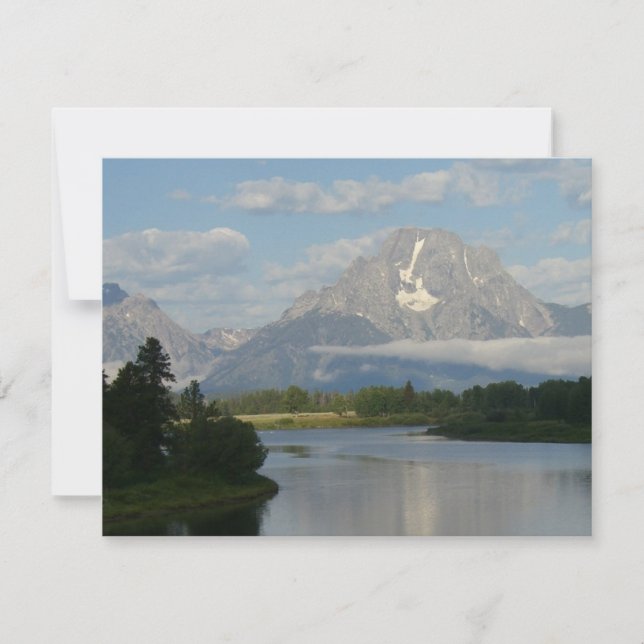 Jackson Hole-floden vid Grand Teton National Park (Framsida)