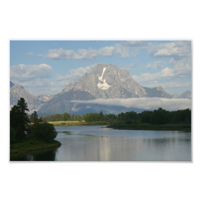 Jackson Hole-floden vid Grand Teton National Park Fototryck (Framsidan)
