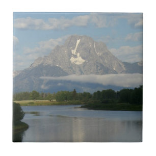 Jackson Hole-floden vid Grand Teton National Park Kakelplatta