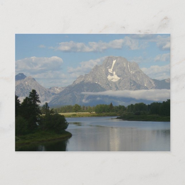 Jackson Hole-floden vid Grand Teton National Park Vykort (Framsida)