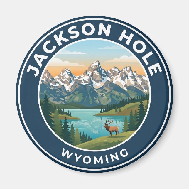 Jackson Hole USA Magnet (Framsidan)